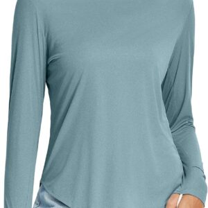 Women's UPF 50+ Sun Shirts UV Protection Long Sleeve Rash  Lightweight Quick Dry SPF Outdoor Hiking Clothing